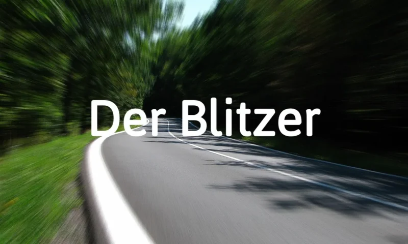 German Word of the Day: Der Blitzer