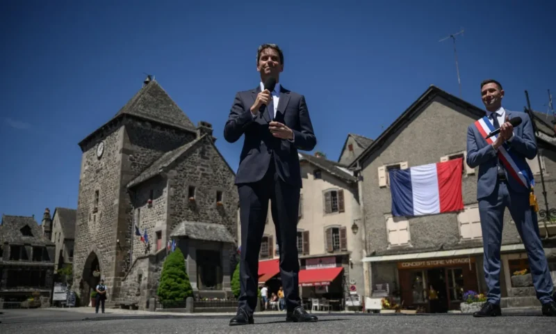 France’s centrist ex-PM Gabriel Attal, 37, says running for president