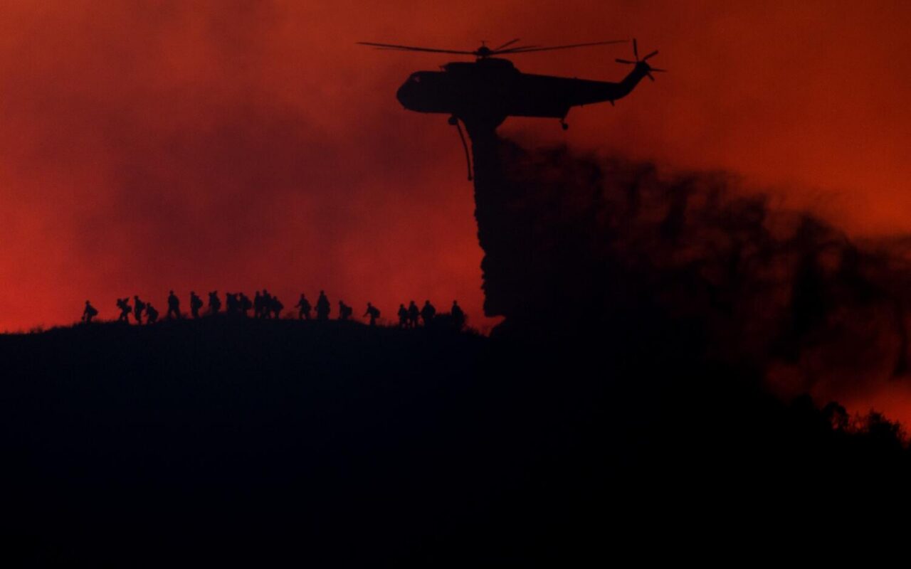 Containment grows on Sandy fire, other SoCal blazes. But shifting winds pose challenge