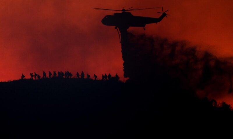 Containment grows on Sandy fire, other SoCal blazes. But shifting winds pose challenge
