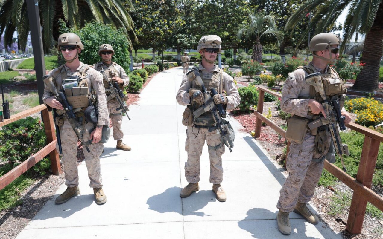 While ICE cracked down on L.A. protests, Marines were told to use force as ‘last resort’