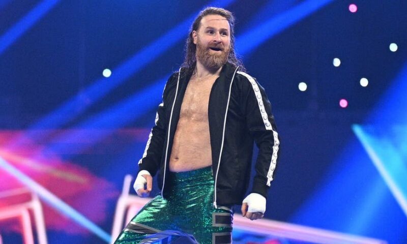 Sami Zayn turns his back on Cody Rhodes during Gunther’s post-match attack