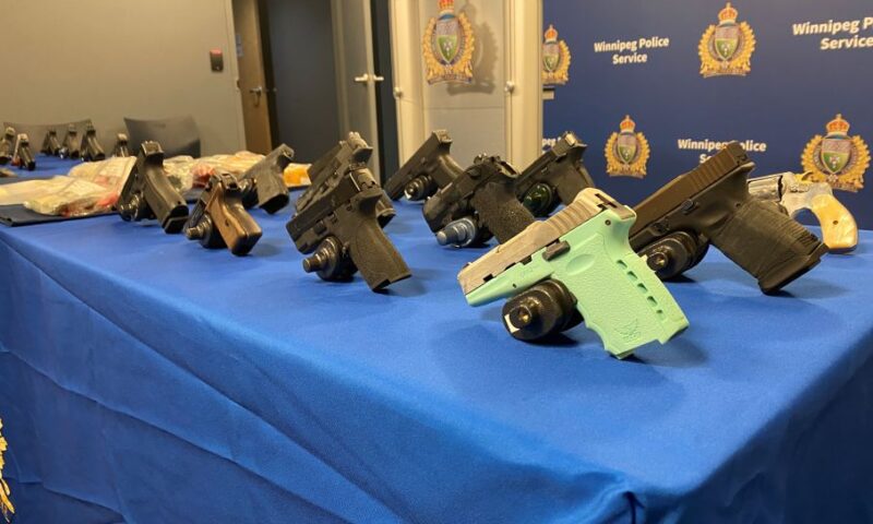 Winnipeg man facing 77 drug trafficking and gun charges: WPS