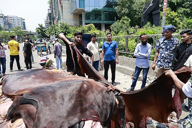 Sacrificial animal hides again selling below government prices
