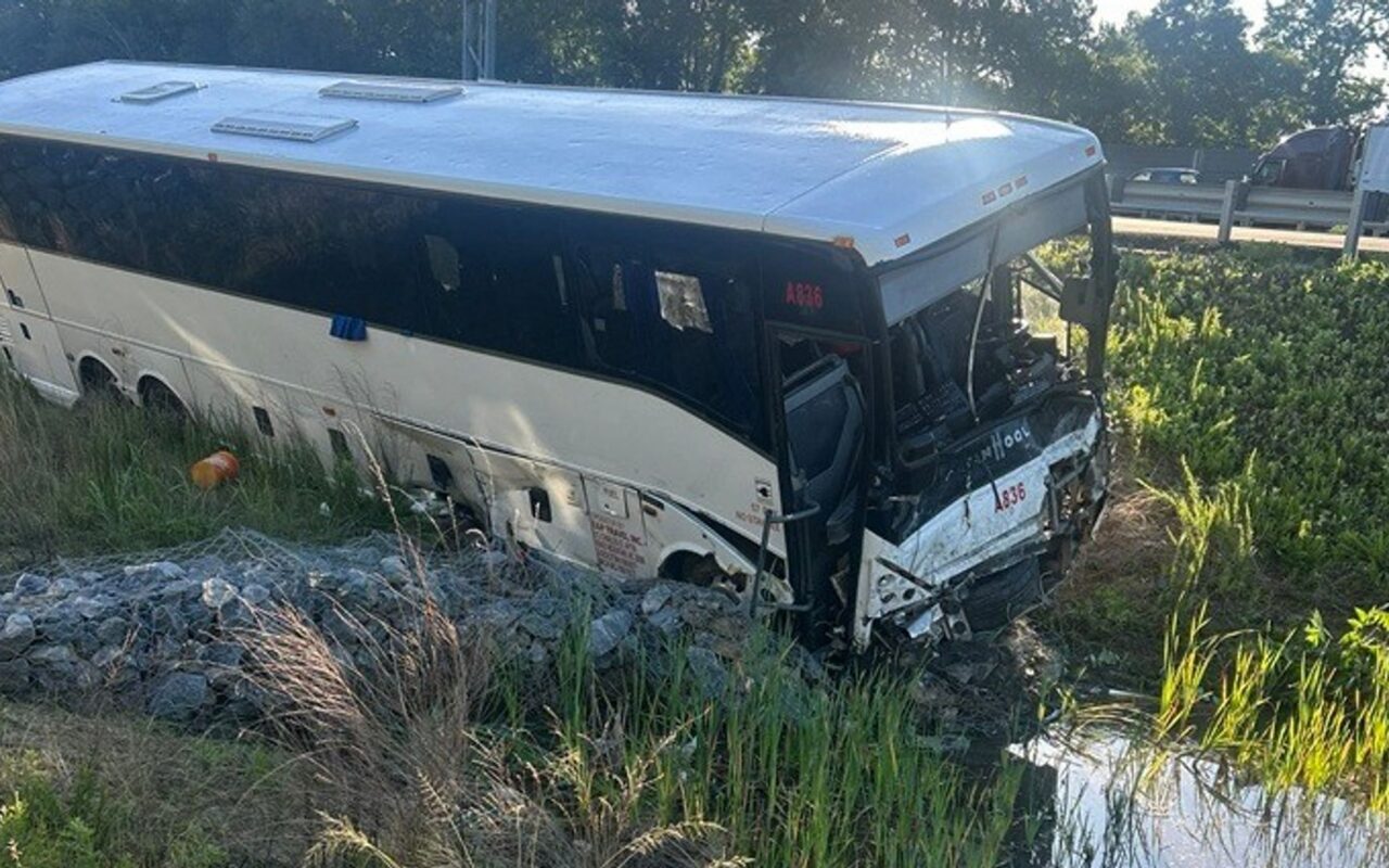 Bus collision kills five and leaves 35 injured in Virginia