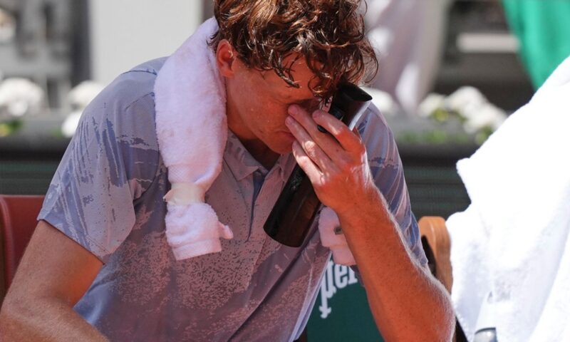 ‘Unwell’ Sinner slumps to shock defeat in French Open second round