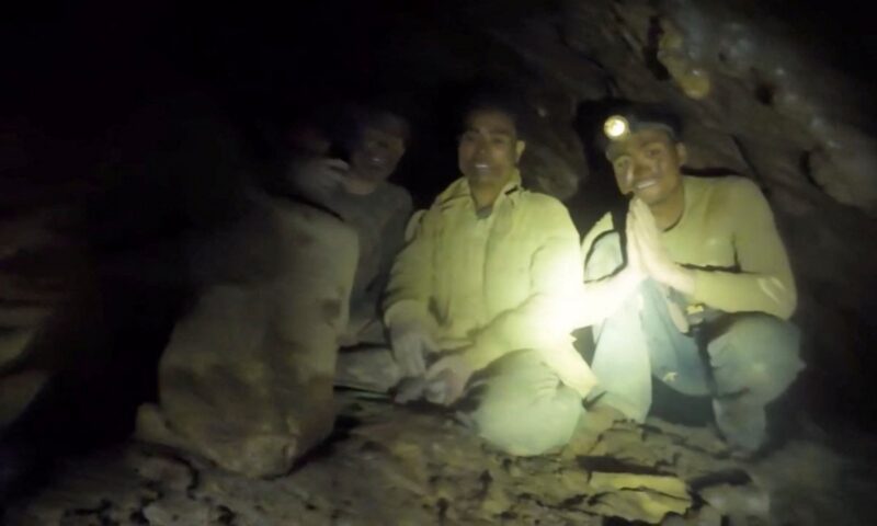 Five people stuck in flooded cave in Laos for week found alive