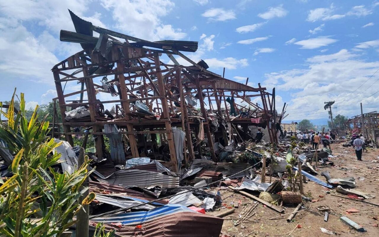 ‘More than 45’ killed after blast at building storing explosives in Myanmar
