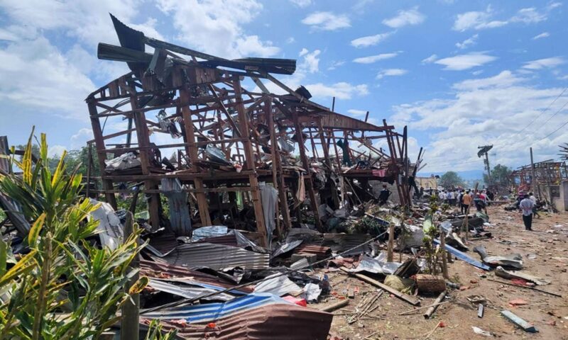 ‘More than 45’ killed after blast at building storing explosives in Myanmar