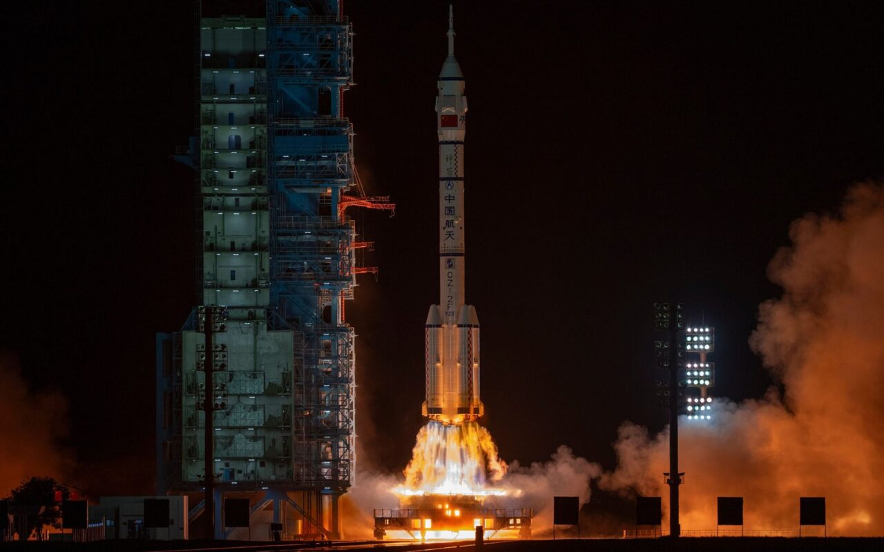 China launches astronauts into space – as lunar race intensifies
