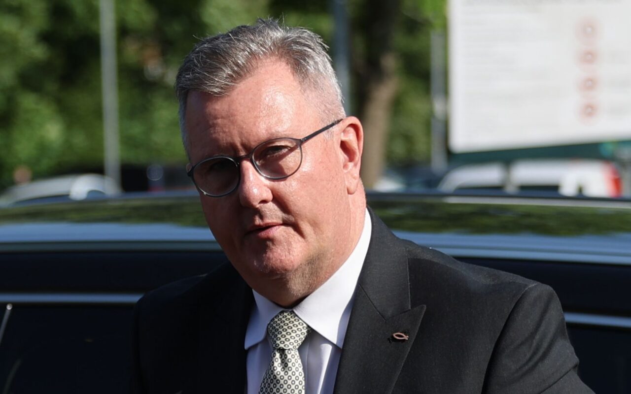 Sir Jeffrey Donaldson wrote letter to alleged sex abuse victim expressing ‘regret’, court hears