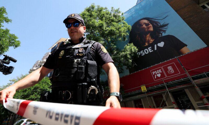 Spanish police search prime minister’s party HQ over corruption allegations