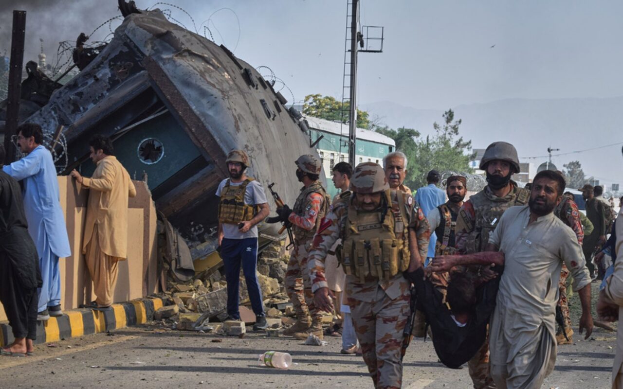 ‘At least 24’ people killed in blast targeting train carrying military personnel