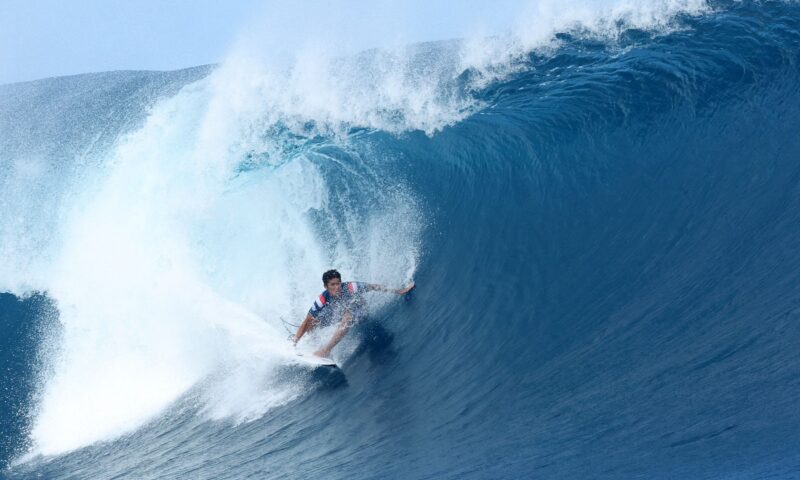 Surf competition halted after unknown sea creature bites photographer in ‘scary’ incident