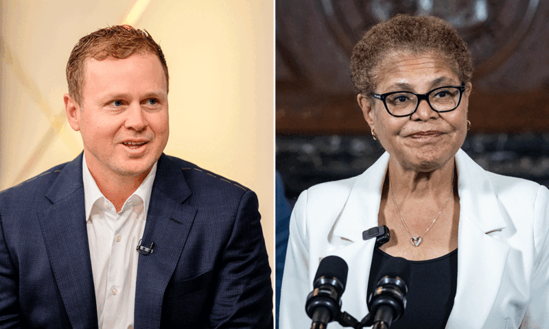 Spencer Pratt accuses LA Mayor Karen Bass of breaking election law by campaigning near ballot box