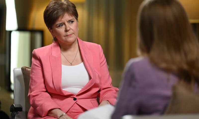 Nicola Sturgeon: ‘I feel I am serving a sentence for a crime I did not commit’