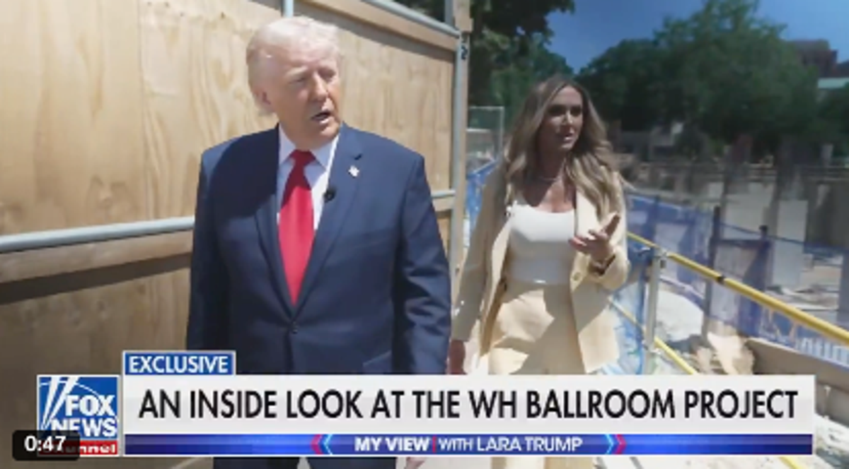 Trump gives daughter-in-law Lara tour of White House ballroom site: ‘We’re gonna have the inauguration here’