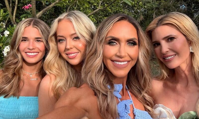 Stunning behind-the-scenes family photos from Donald Trump Jr and Bettina Anderson’s Bahamas wedding weekend