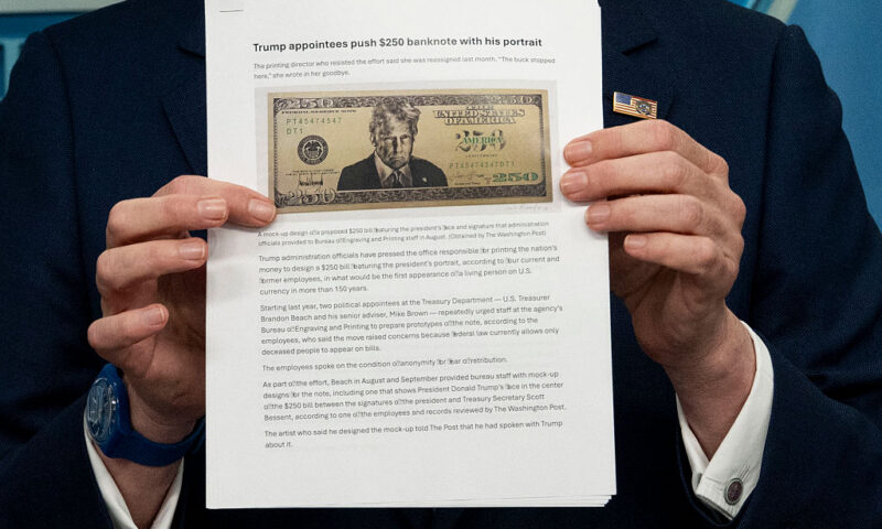 Treasury Prepares to Put Trump on a $250 Bill—if Congress Allows It