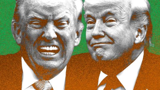 Donald Trump and his doppelgänger