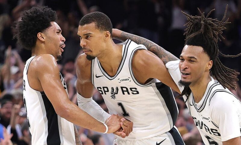 Victor Wembanyama scores 33 as Spurs dominate Thunder in Game 4 to even Western Conference Finals