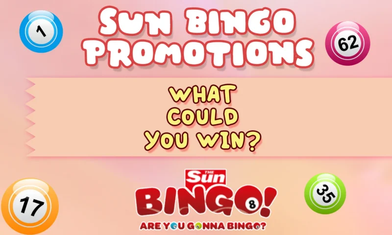 Check out the latest Sun Bingo offers and promotions that you can use today