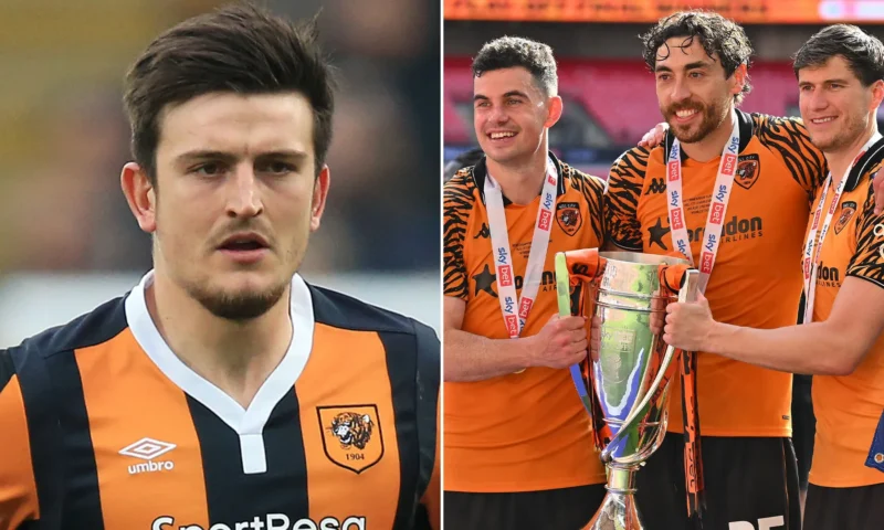 Harry Maguire gets over World Cup heartbreak with classy message to Hull as they seal return to Premier League