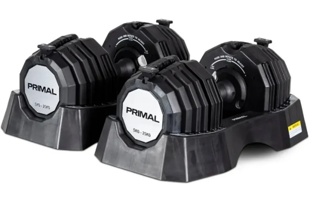 I needed to save time and space with home workouts and Primal Strength’s Adjustable Dumbbells could be the solution