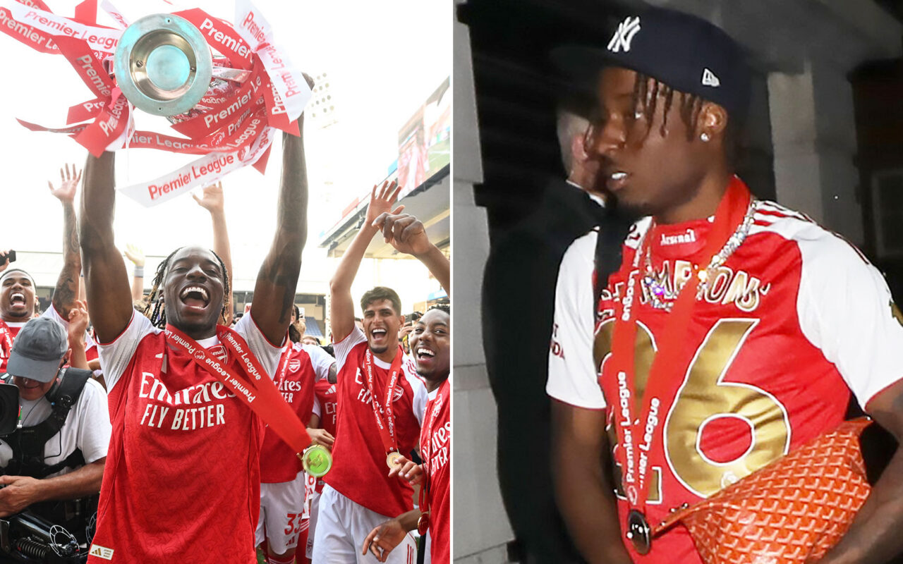 Noni Madueke reveals what happened at Arsenal’s Premier League title party with England star DJing and huge turnout