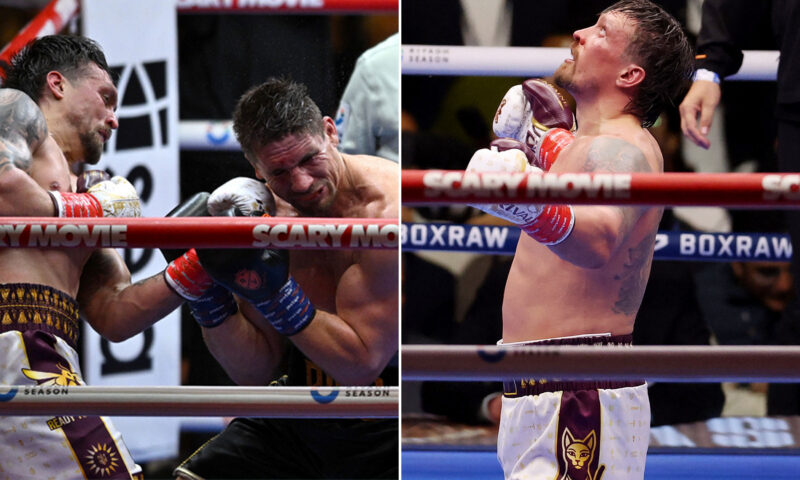 Oleksandr Usyk earns CONTROVERSIAL KO as ref jumps in early to save him from boxing upset EVER against Rico Verhoeven