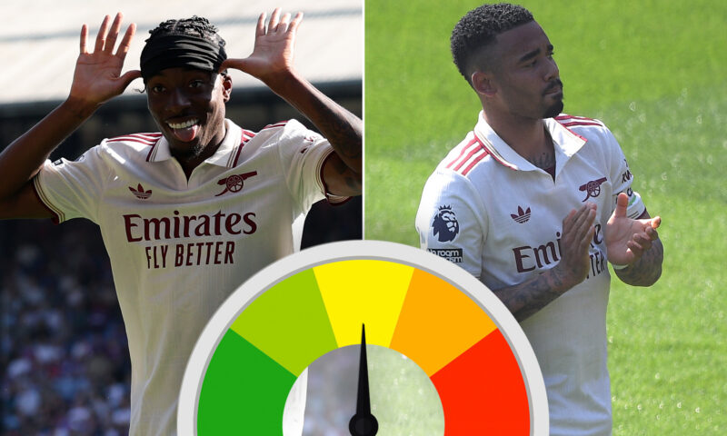 Arsenal player ratings: Noni Madueke proves Thomas Tuchel right after World Cup nod but Gabriel Jesus struggles up top