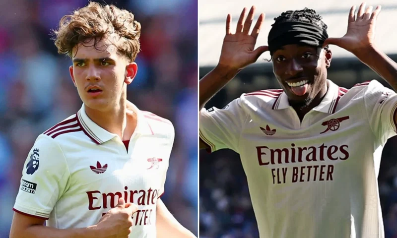 Crystal Palace 1 Arsenal 2: Dowman makes history as Jesus and Madueke score to show no signs of title hangover