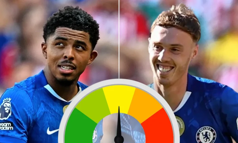 Chelsea player ratings: Shambolic Wesley Fofana hits new low with red card as Cole Palmer responds to World Cup snub