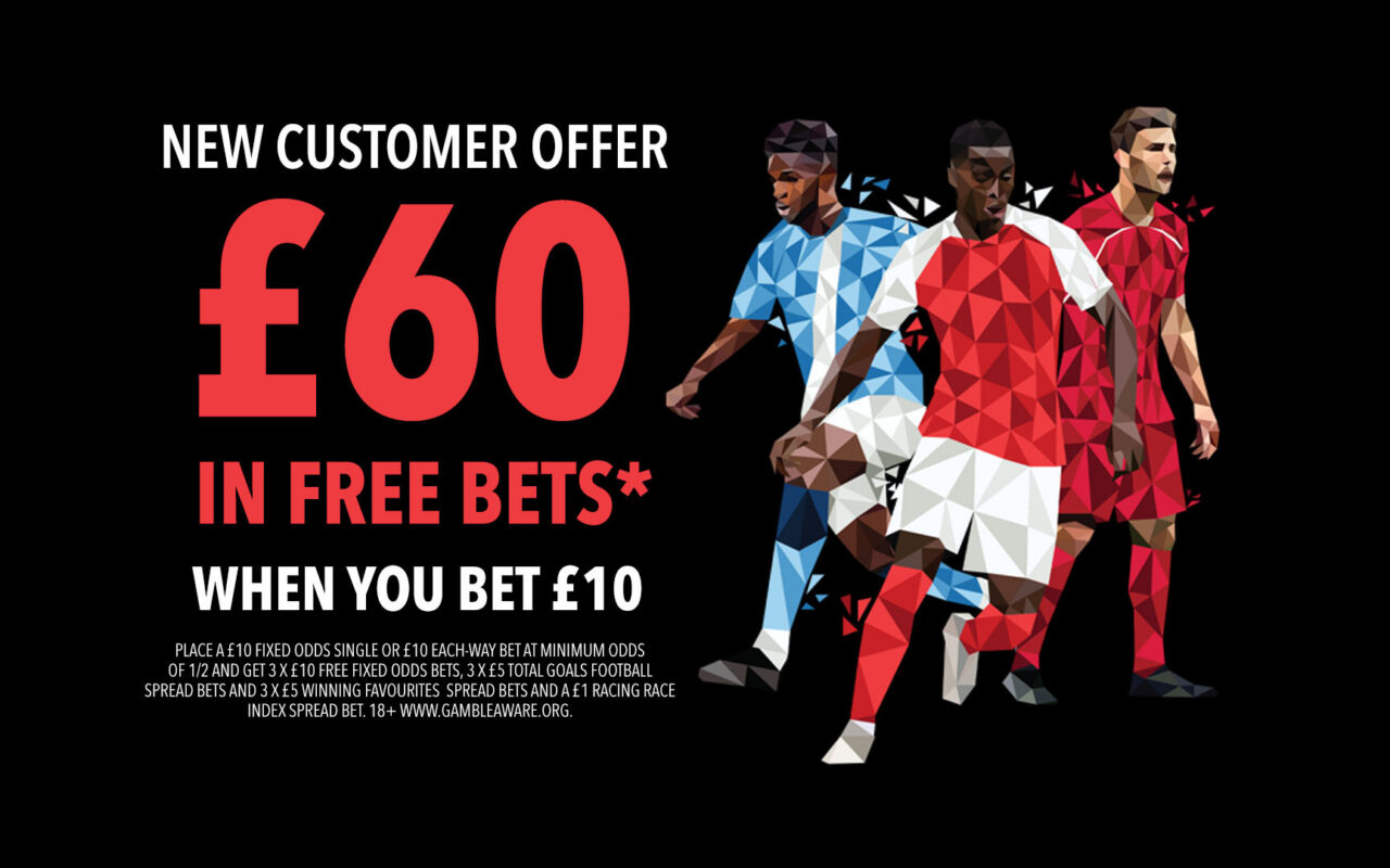 Brighton vs Man Utd: Bet £10 and get huge £60 in free bets with Spreadex