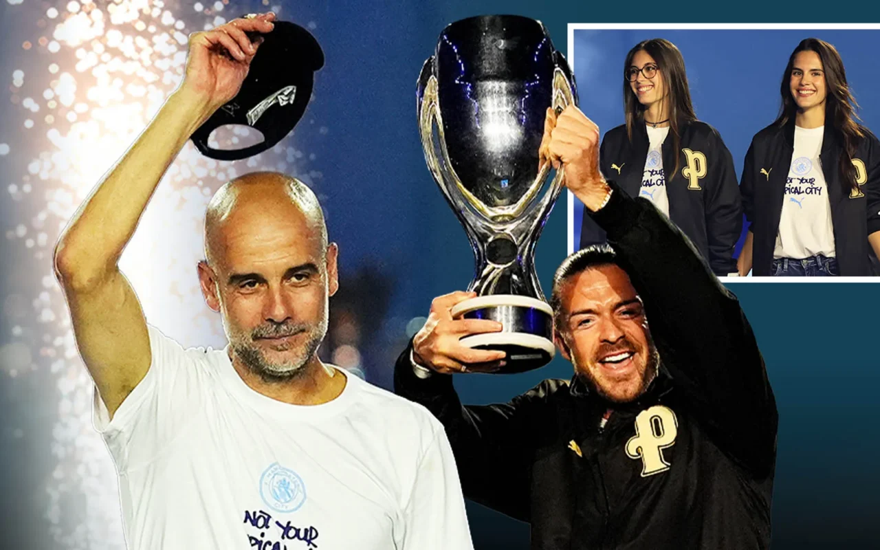Pep Guardiola gets emotional Man City send-off party as Jack Grealish, Oasis star Noel Gallagher and fans bid farewell