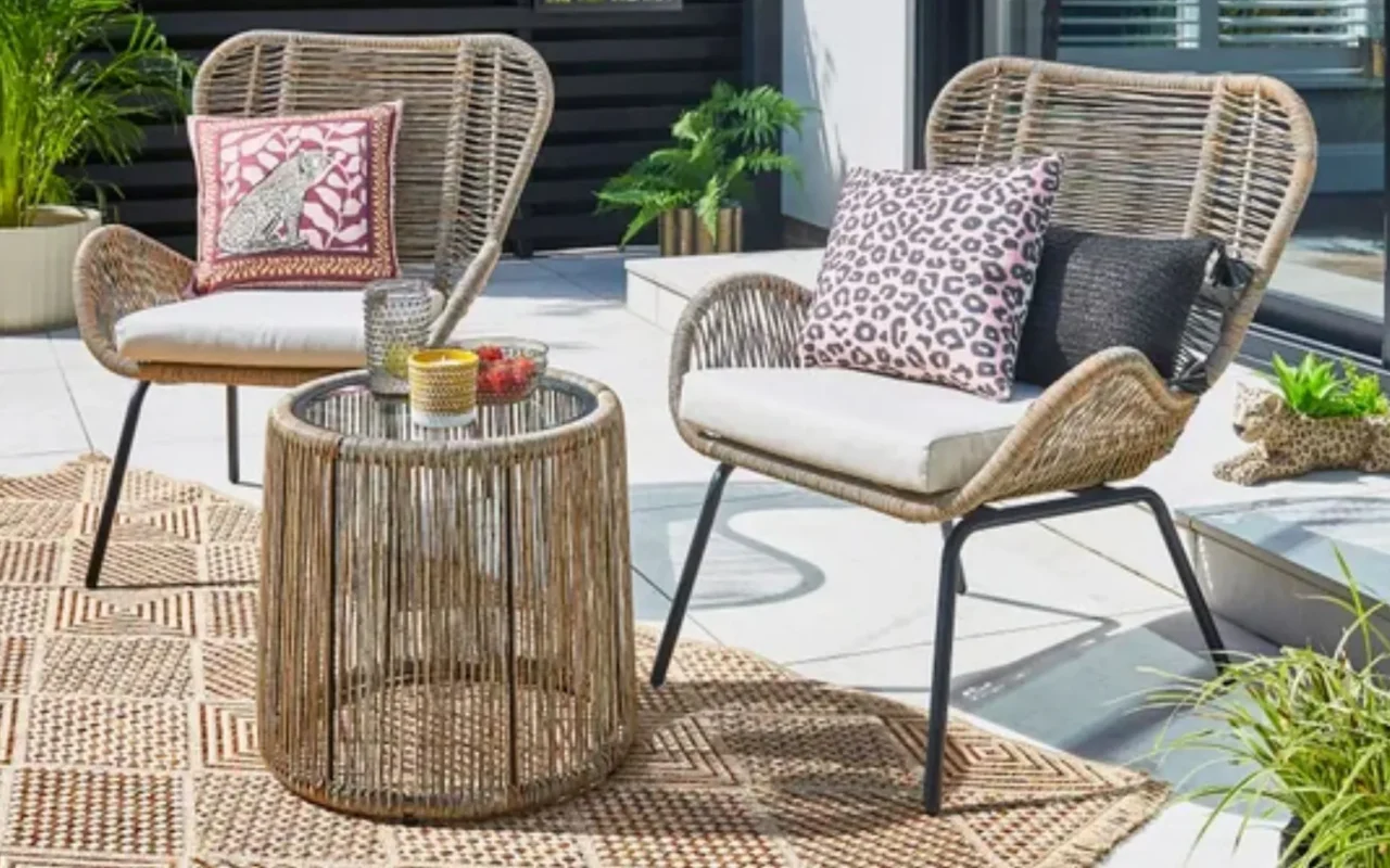 Dunelm slashes 30% off ‘beautiful’ rattan bistro set that adds a ‘holiday vibe’ to the garden – now under £175