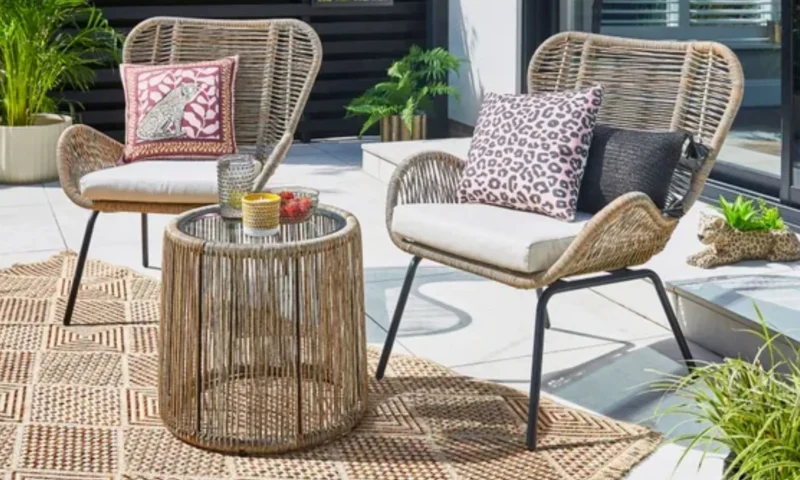 Dunelm slashes 30% off ‘beautiful’ rattan bistro set that adds a ‘holiday vibe’ to the garden – now under £175