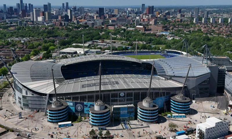 Premier League giants open stadium with new 61,000 capacity for first time as stunning stand unveiled