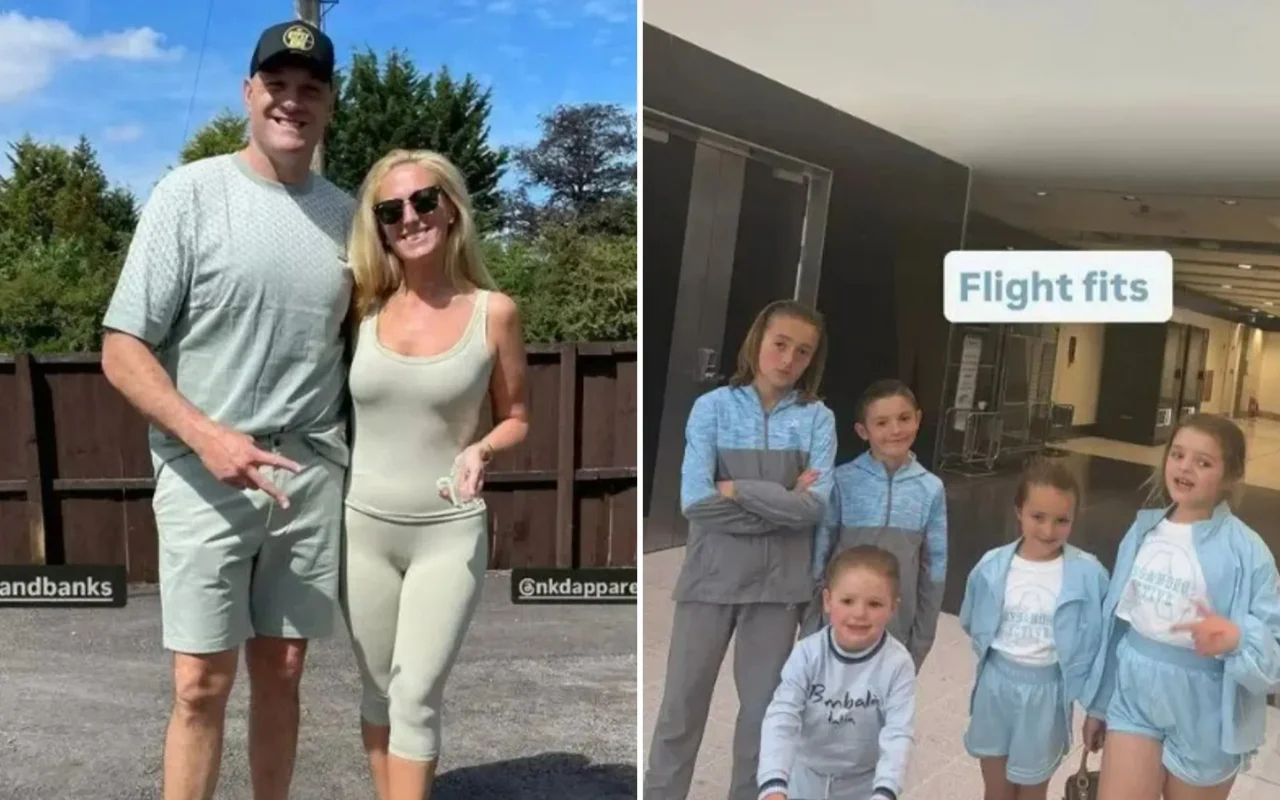 Tyson, Paris and the Fury kids jet off on holiday hours after newlyweds Venezuela and Noah touch down in the UK