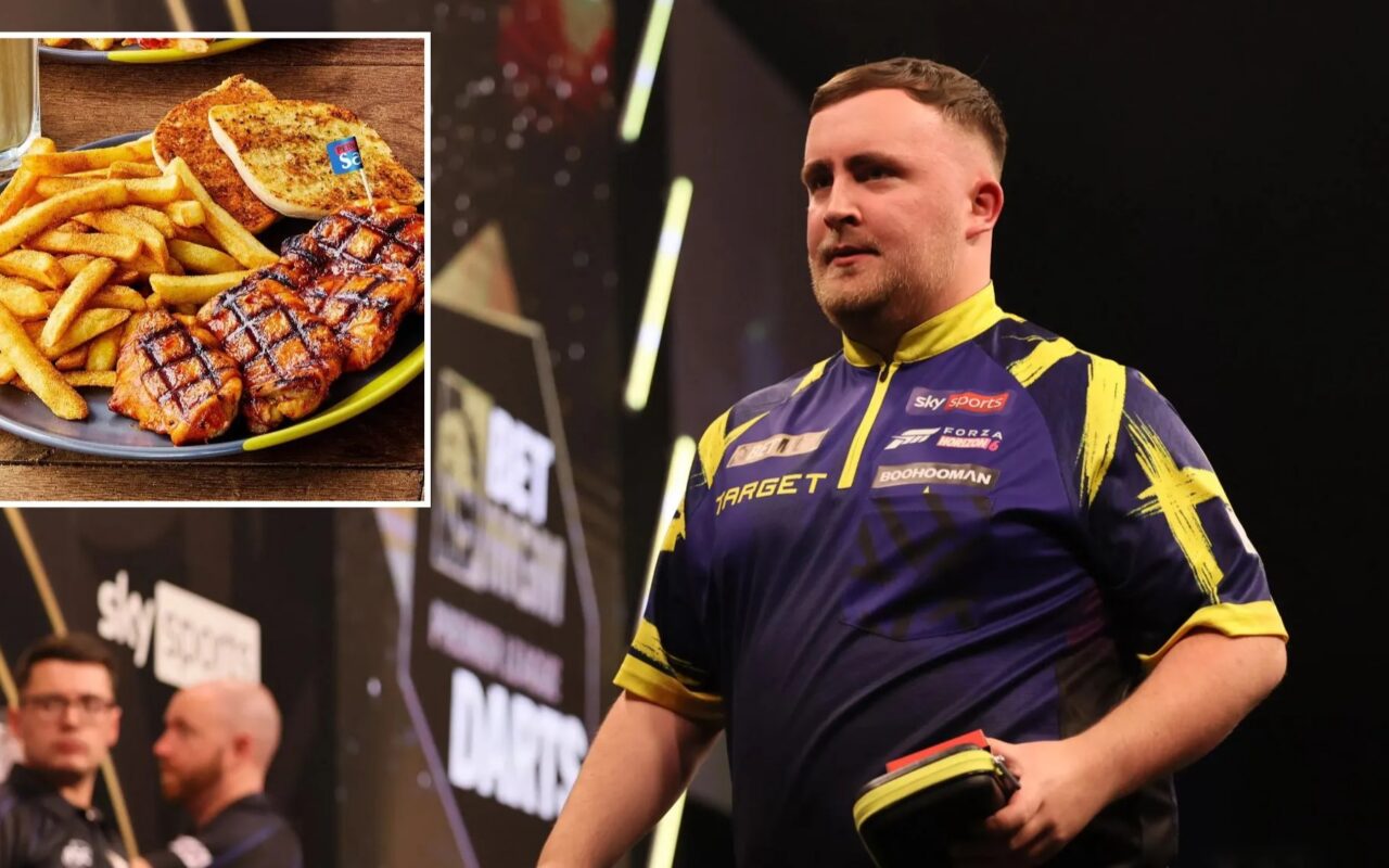 Luke Littler eyes spicy revenge mission at Premier League Darts final… after having Nando’s for breakfast
