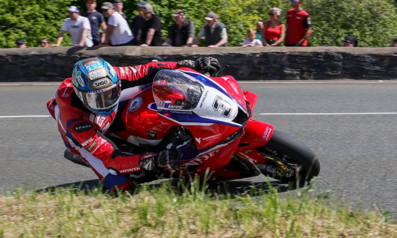 Rider and eight spectators rushed to hospital after crash at Isle of Man TT – as ‘all racing activity’ suspended’