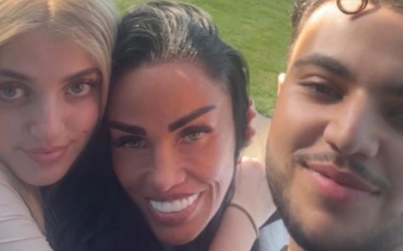 Katie Price poses with kids Princess and Junior and reveals ‘exciting project’ as husband Lee Andrews remains ‘missing’