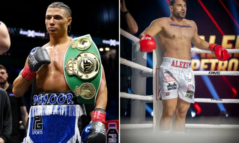 Chase DeMoor vs Aleks Petrovic tale of the tape: How social media stars compare ahead of Fame Fighting vs Misfits card