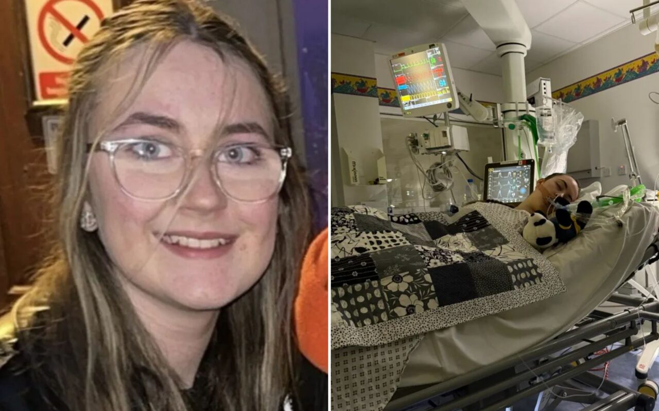 My teenage daughter, 14, was left paralysed after having the FLU – and was left in coma after suffering a STROKE