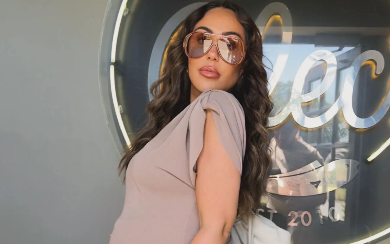 Pregnant Sophie Kasaei films final days on Towie as she counts down to birth of first baby ‘in a few weeks’