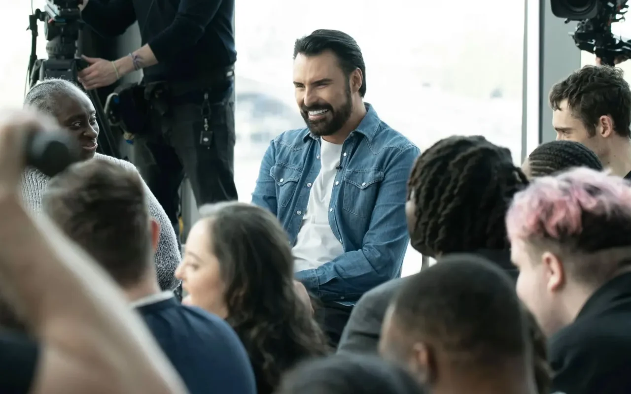 Rylan Clark taken aback by question about cheating on his former husband – as he takes swipe at ex on ITV’s The Assembly