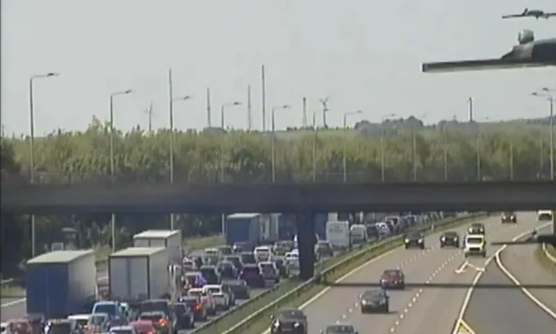 M50 closed & M62 grinds to a halt after crashes as drivers left stranded in 90-minute delays & miles of traffic