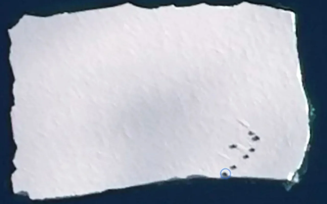 Antarctic researchers’ accommodation and fuel FLOATS AWAY on giant iceberg in 80mph blizzards