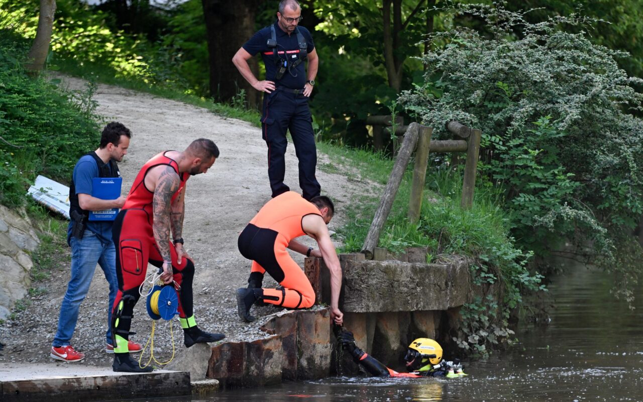 Teenager, 16, and teen girl, 15, arrested after boy, 11, found dead ‘with towel tied around his neck’ near French river