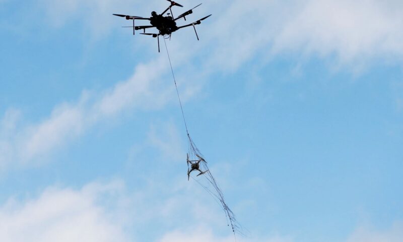 ‘Hunter-catcher’ drones and jamming guns deployed to protect England squad at World Cup training base in US